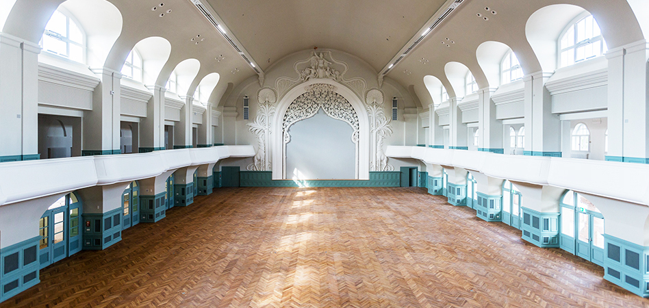 Großer Saal der Kongresshalle am Zoo Leipzig