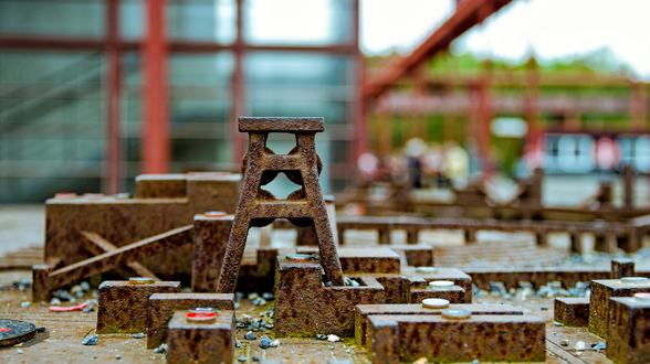 Die Zeche Zollverein als Miniatur