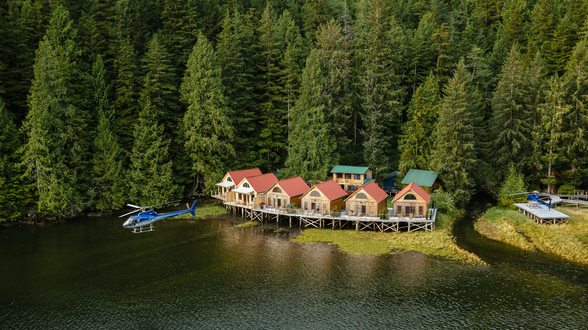 Nimmo Bay Wilderness Resort - National Geographic Unique Lodges of the World, Nord Amerika  