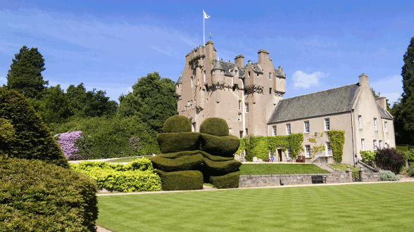 Das historische Crathes Castle