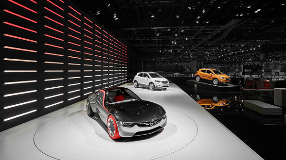 Opel auf dem Genfer Autosalon