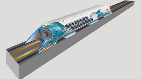 Hyperloop-Modell