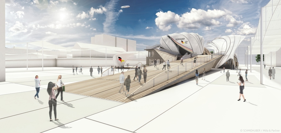 Animation des Deutschland Pavillon auf der EXPO 2015