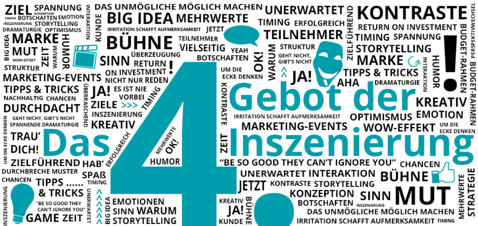 MICE Club-Reihe "Die 7 Gebote der Inszenierung" für MICE- und Eventplaner – Das 4. Gebot 4. Gebot: Brich die Struktur (dann merken sie’s) aus der Reihe "Die 7 Gebote der Inszenierung" für MICE- und Eventplaner