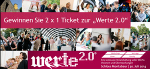 Der MICE Club verlost exklusiv 2 Tickets zur „Werte 2.0“ am 30. Juli 2014; Bildquelle: MICE Club unter Verwendung von Bildern © intergerma, Lukas Papierak)