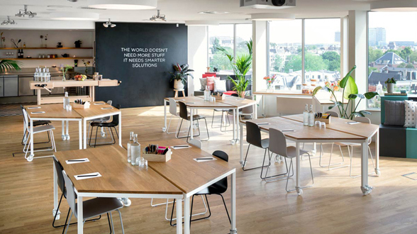 Coworking Area im Zoku Amsterdam