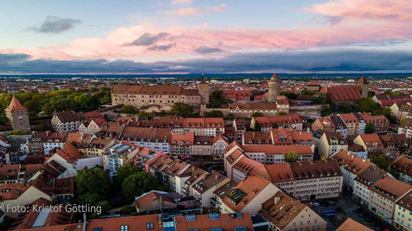 Blick auf die mittelalterliche Kaiserburg